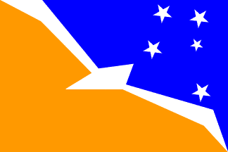 [Tierra del Fuego Province flag]
