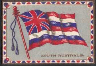 [Cigar felt flag for South Australia]