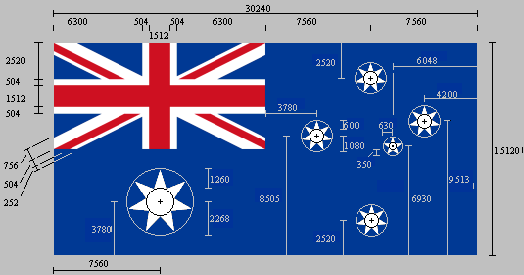 [Construction Sheet for Australian flag]