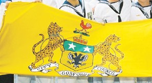 [photo of Gosford City flag]