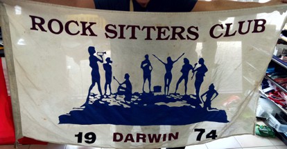 [Darwin Rock Sitters Club flag]