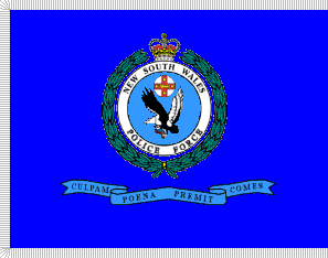 [ Reverse, NSWPS ceremonial flag ]