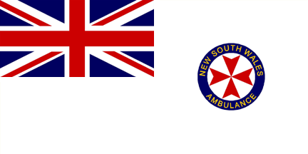 [NSW Ambulance Service flag (obverse)]