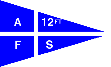 [Abbotsford 12 Foot Flying Squadron burgee as seen in emblem]