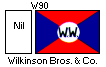 [Wilkinson Bros. & Co. houseflag and funnel]
