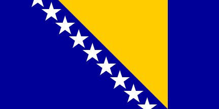 [The Flag of Bosnia and Herzegovina]