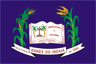 [Flag of Dores de Indaiá, Minas Gerais