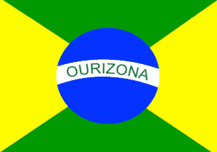 [Flag of Ourizona, PR (Brazil)]