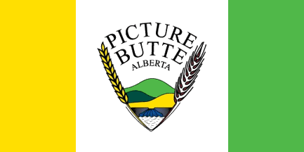 [flag of Picture Butte]
