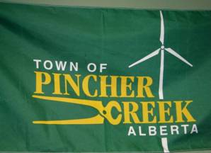 [flag of Pincher Creek]