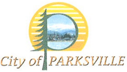 former flag of Parksville, BC