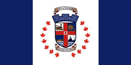 Flag of Selkirk, Manitoba (Canada)
