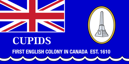 Flag of Cupids, Newfoundland and Labrador (Canada)