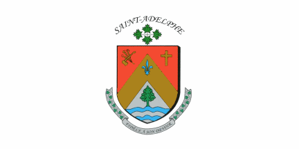 [flag of Saint-Adelphe]