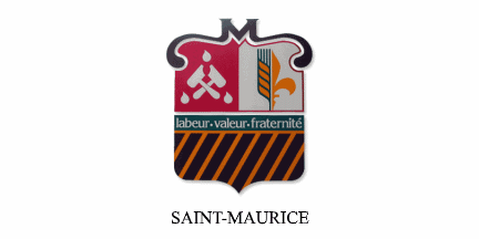 [flag of Saint-Maurice]