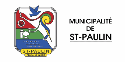 [flag of Saint-Paulin]