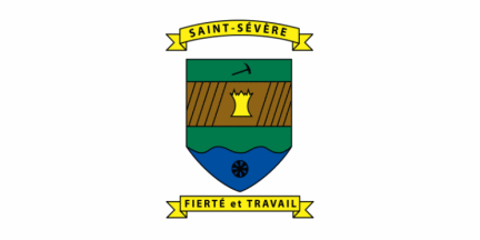 [flag of Saint-Sévère]