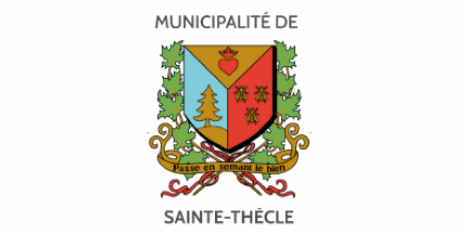 [flag of Sainte-Thècle]