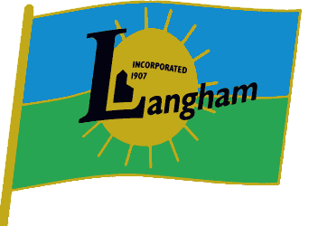 [flag of Langham]