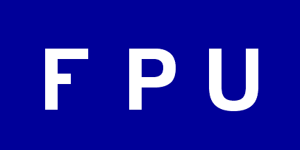 [Fishermen’s Protective Union blue initial flag]