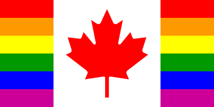 Canadian gay pride flag