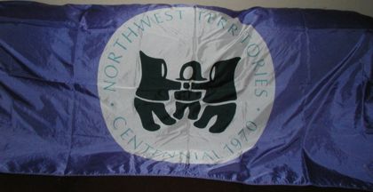 [Northwest Territories centennial flag]
