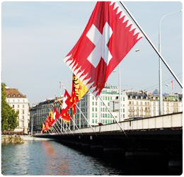 [Decorative Swiss flag]