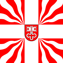 [Modern war flag of canton Nidwalden (decorative only)]