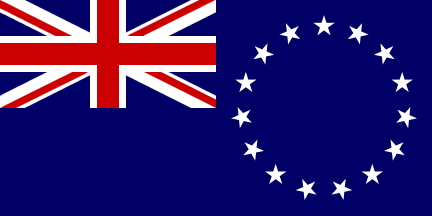 [Cook Islands flag with smaller
stars]