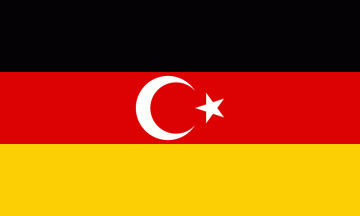 [Turkish-German flag]