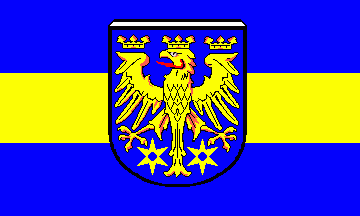 [Samtgemeinde Brookmerland flag w/ CoA]