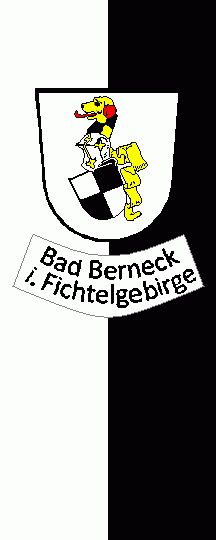 [Bad Berneck in Fichtelgebirge city banner w/ CoA]