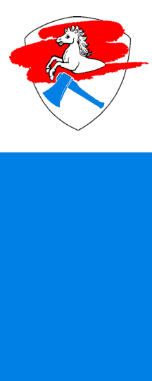 [Municipality of Sankt Wolfgang, 'Deko-Fahne' variant in blue (Erding County, Bavaria, Germany)]