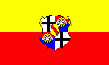 [Bad Brückenau flag w/ greater CoA]