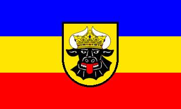 [Mecklenburg, Unofficial Flag with Coat-of-Arms (Mecklenburg-West Pomerania, Germany)]
