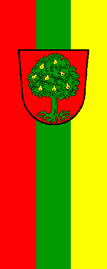 [Pyrbaum town banner in use]