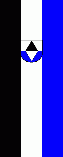 [Pfaffenhausen town banner w/ small shield]