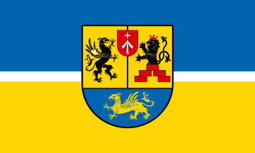 [Vorpommern-Rügen County flag variant]