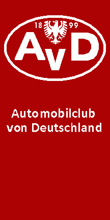 [Automobilclub von Deutschland (AvD) banner]