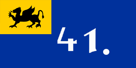 [Nummernflagge 41 (Rostock, Mecklenburg-Vorpommern, Germany)]