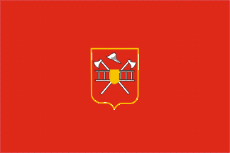 [Firefighters flag]