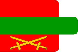 [Algerian battle flag]