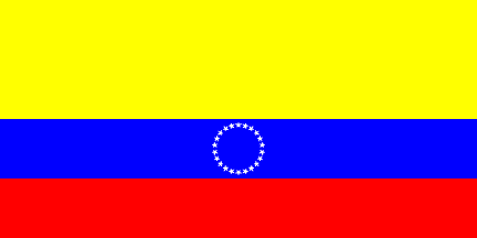 [special service flag for municipal Buildings 22 stars (Ecuador)]