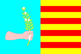 [City of Mataró, Former Flag or Variant (Barcelona Province, Catalonia, Spain)]