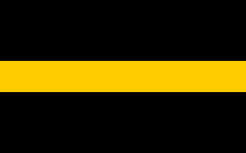[horizontally divided black-yellow-black]
