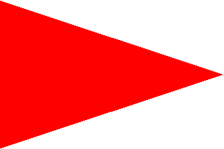 [Red beach flag]