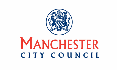 [Manchester City Council Logo - color on white]