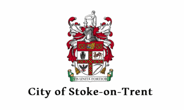 [Flag of Stoke-on-Trent, England]