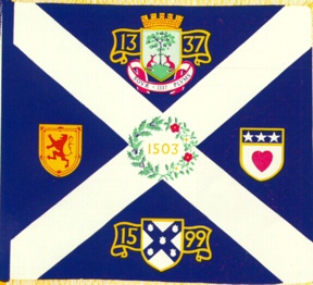 [Flag of Galashiels, Scotland]