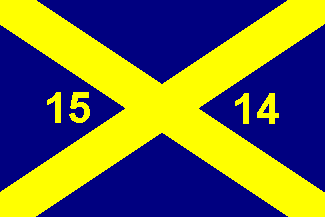 [Flag of Hawick, Scotland]